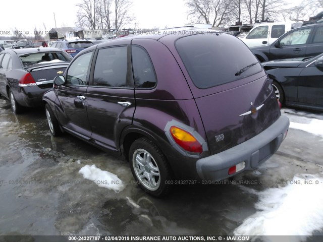 3C8FY58B02T286605 - 2002 CHRYSLER PT CRUISER TOURING PURPLE photo 3