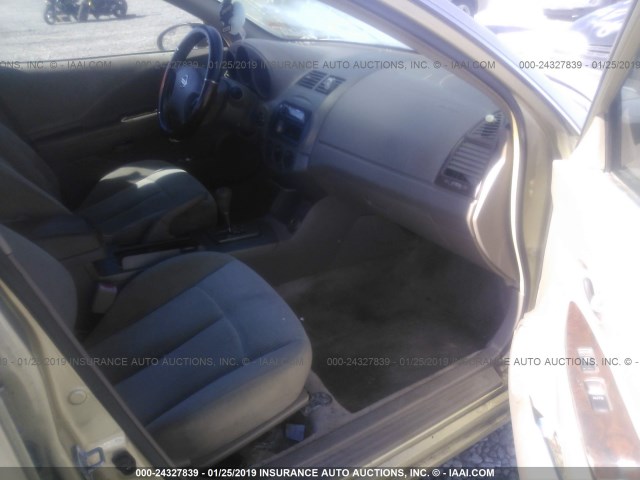 1N4BL11D72C155448 - 2002 NISSAN ALTIMA SE GOLD photo 5