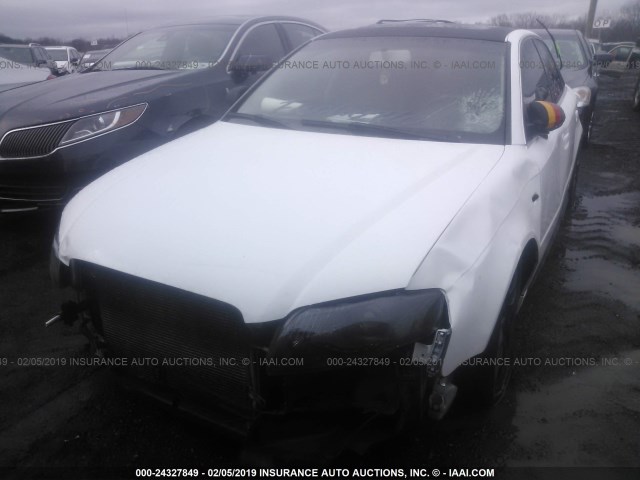 WAUDF78E28A138280 - 2008 AUDI A4 2.0T QUATTRO WHITE photo 6