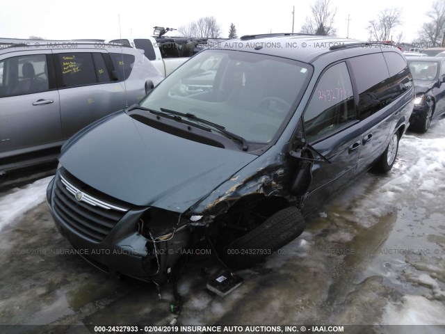 1A4GP44RX6B568340 - 2006 CHRYSLER TOWN & COUNTRY LX Light Blue photo 2