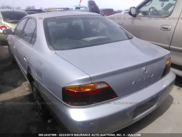 19UUA5665YA011400 - 2000 ACURA 3.2TL SILVER photo 3