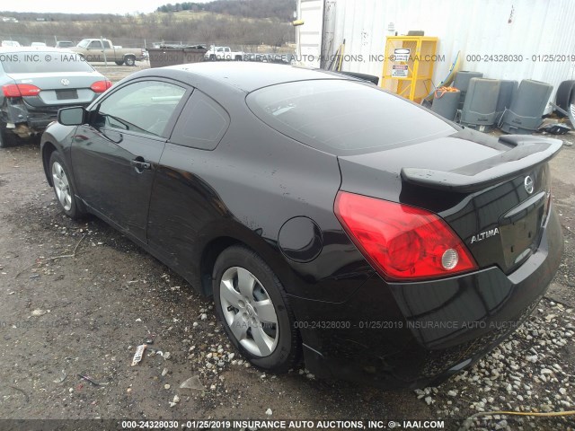 1N4AL24E68C222314 - 2008 NISSAN ALTIMA 2.5S BLACK photo 3