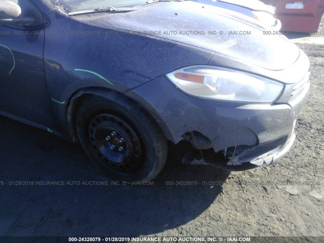 1C3CDFBA5DD195381 - 2013 DODGE DART SXT GRAY photo 6