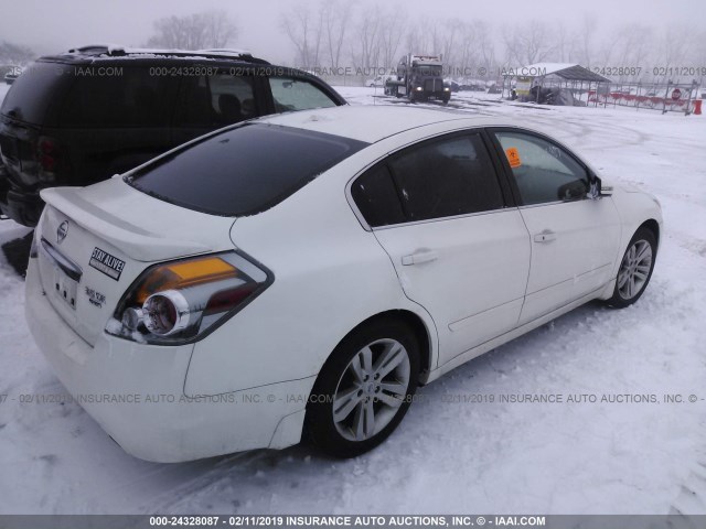 1N4BL2AP0CC216561 - 2012 NISSAN ALTIMA SR WHITE photo 4