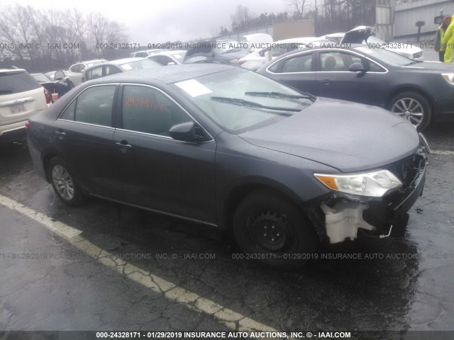 4T1BF1FK6CU166473 - 2012 TOYOTA CAMRY SE/LE/XLE GRAY photo 1
