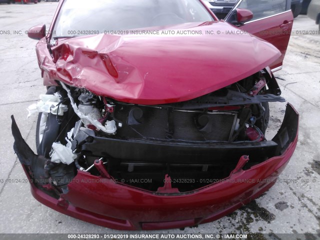 4T1BF1FK4DU661370 - 2013 TOYOTA CAMRY L/SE/LE/XLE RED photo 6