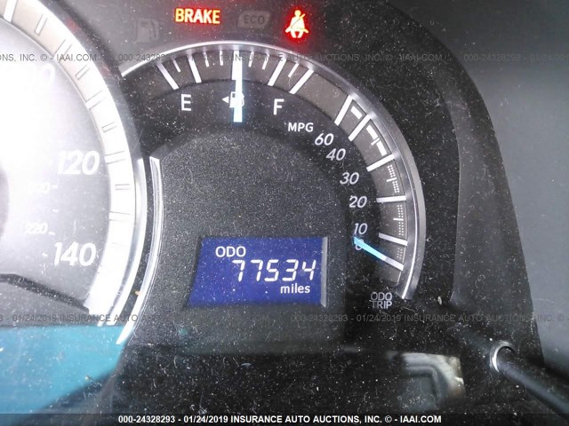 4T1BF1FK4DU661370 - 2013 TOYOTA CAMRY L/SE/LE/XLE RED photo 7