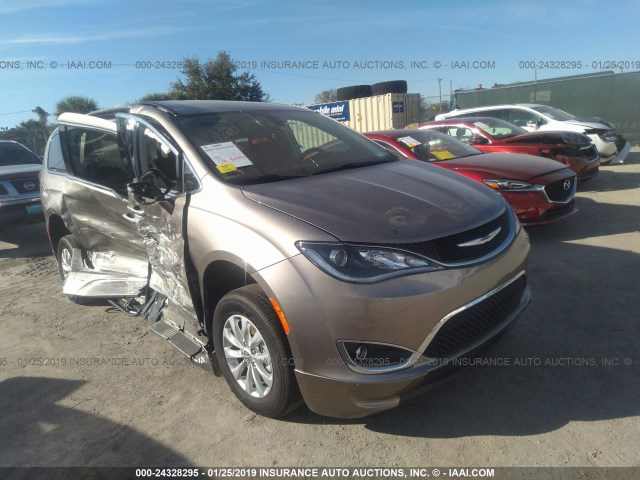 2C4RC1FG1JR182923 - 2018 CHRYSLER PACIFICA TOURING PLUS TAN photo 1