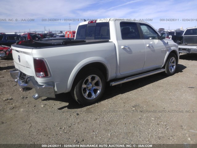 1C6RR6NT9GS368430 - 2016 RAM 1500 LARAMIE WHITE photo 4