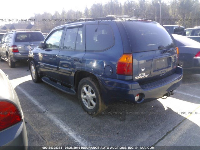 1GKDT13S722354055 - 2002 GMC ENVOY BLUE photo 3