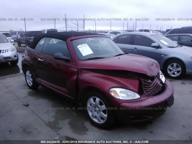 3C3EY55E15T358173 - 2005 CHRYSLER PT CRUISER TOURING RED photo 1