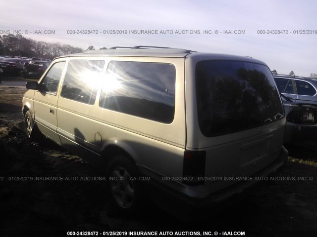 1B4GH44R9SX587393 - 1995 DODGE GRAND CARAVAN SE GRAY photo 3