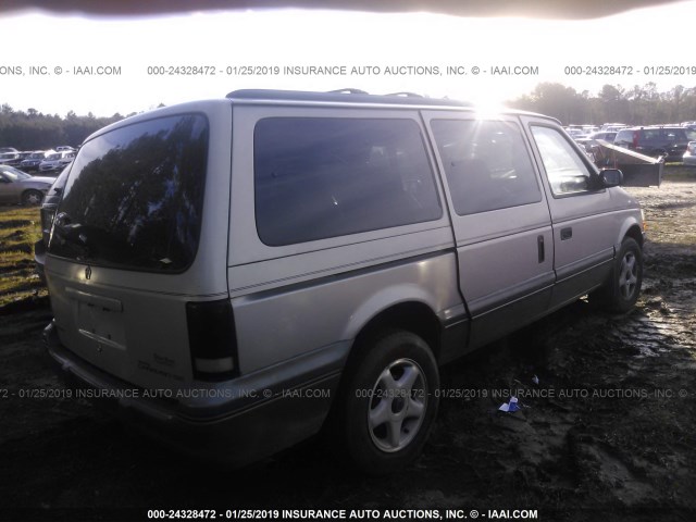 1B4GH44R9SX587393 - 1995 DODGE GRAND CARAVAN SE GRAY photo 4