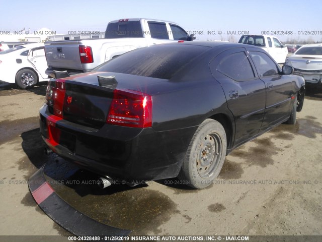 2B3KA53HX7H804964 - 2007 DODGE CHARGER R/T BLACK photo 4