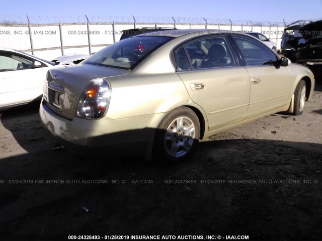 1N4AL11D92C276624 - 2002 NISSAN ALTIMA S/SL GOLD photo 4