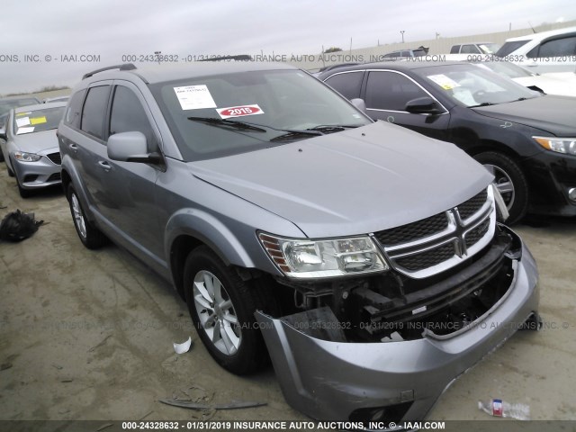 3C4PDCBG2GT178410 - 2016 DODGE JOURNEY SXT SILVER photo 1