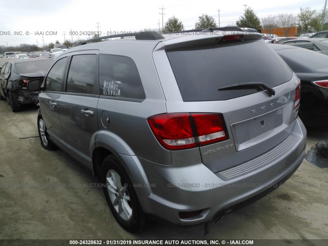 3C4PDCBG2GT178410 - 2016 DODGE JOURNEY SXT SILVER photo 3