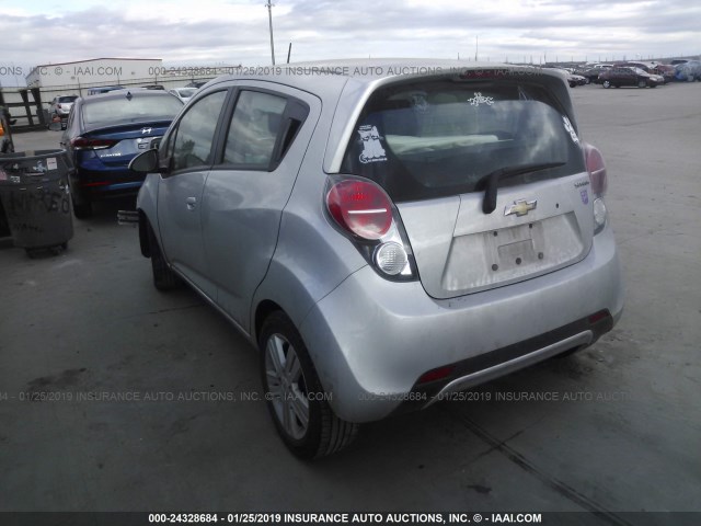 KL8CB6S96EC513483 - 2014 CHEVROLET SPARK LS SILVER photo 3