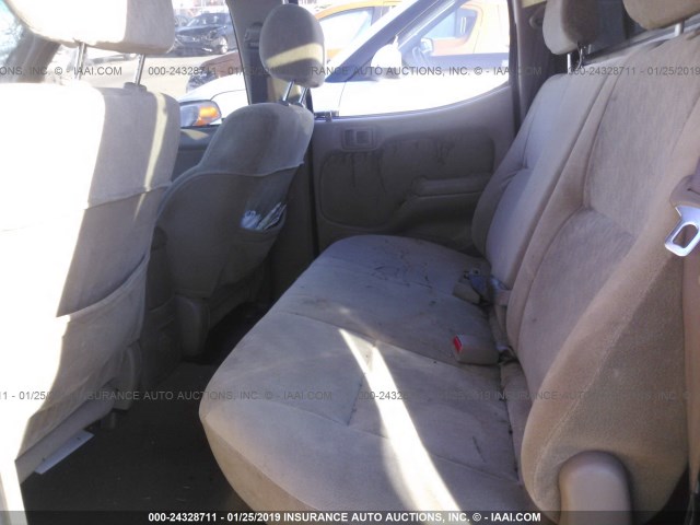 5TEHN72N22Z126840 - 2002 TOYOTA TACOMA DOUBLE CAB 红色 照片 8