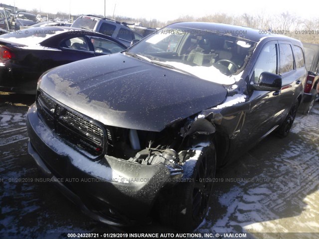 1C4RDJAG0FC120661 - 2015 DODGE DURANGO SXT GRAY photo 2