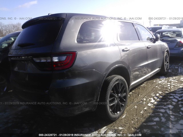 1C4RDJAG0FC120661 - 2015 DODGE DURANGO SXT GRAY photo 4