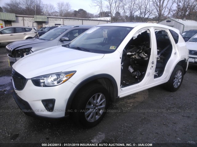 JM3KE2CE6D0168915 - 2013 MAZDA CX-5 TOURING WHITE photo 2