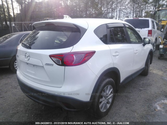 JM3KE2CE6D0168915 - 2013 MAZDA CX-5 TOURING WHITE photo 4