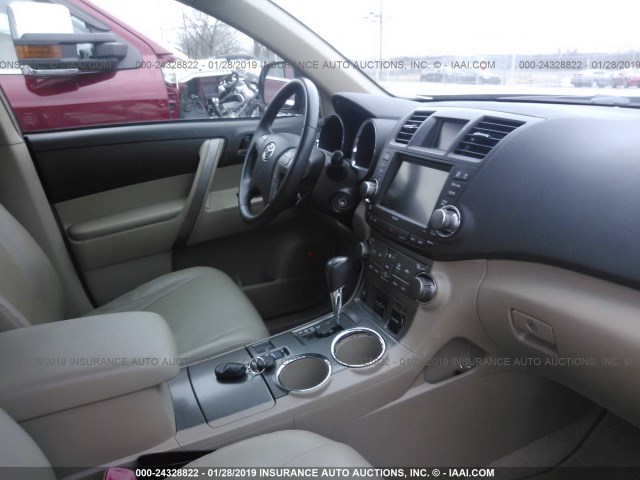 JTEDS43A082012376 - 2008 TOYOTA HIGHLANDER SPORT GRAY photo 5