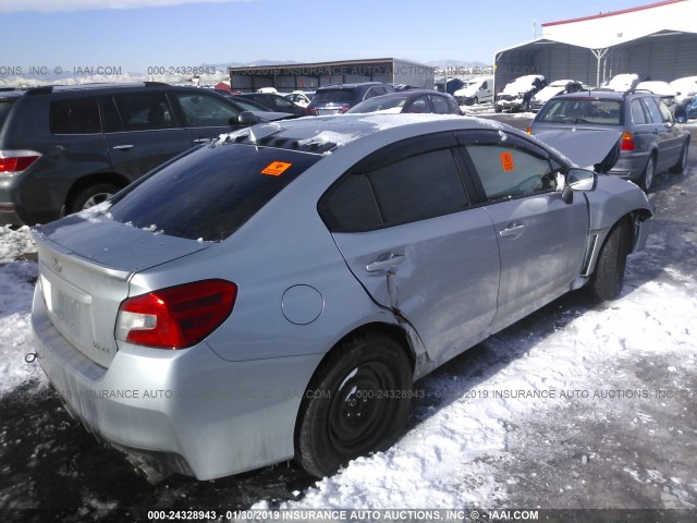 JF1VA1J66G9815374 - 2016 SUBARU WRX LIMITED SILVER photo 4