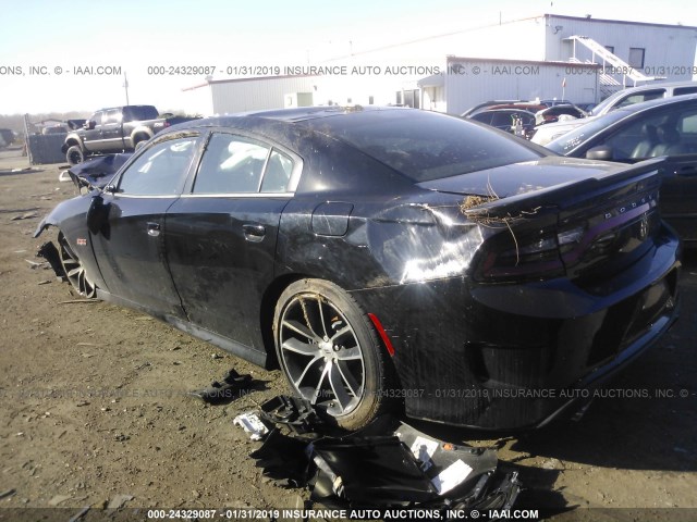 2C3CDXGJ9JH283167 - 2018 DODGE CHARGER R/T 392 BLACK photo 3