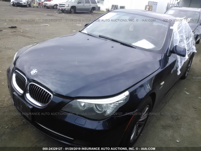 WBANV13599C154493 - 2009 BMW 528 XI BLACK photo 2