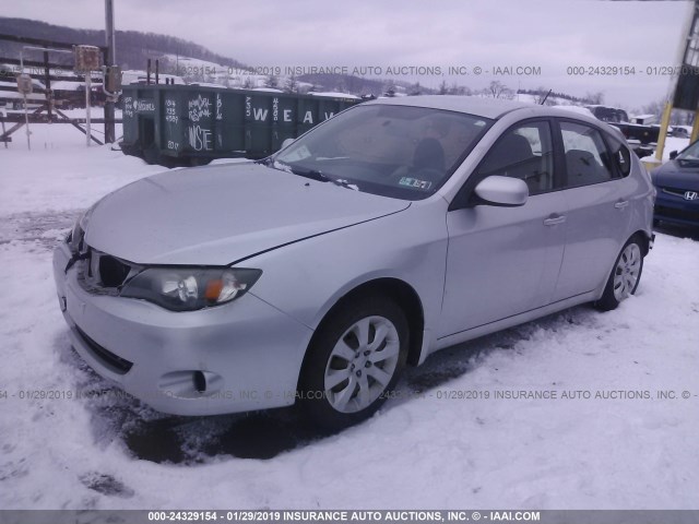 JF1GH61609H816854 - 2009 SUBARU IMPREZA 2.5I SILVER photo 2