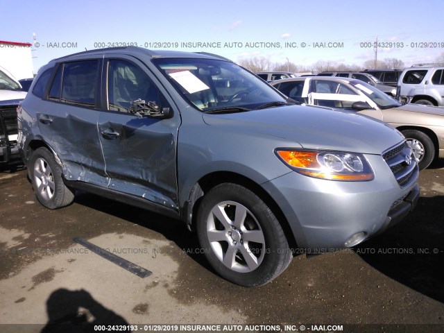 5NMSH13E48H189245 - 2008 HYUNDAI SANTA FE SE/LIMITED GRAY photo 1