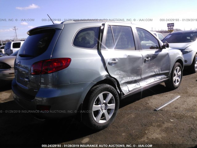 5NMSH13E48H189245 - 2008 HYUNDAI SANTA FE SE/LIMITED GRAY photo 4