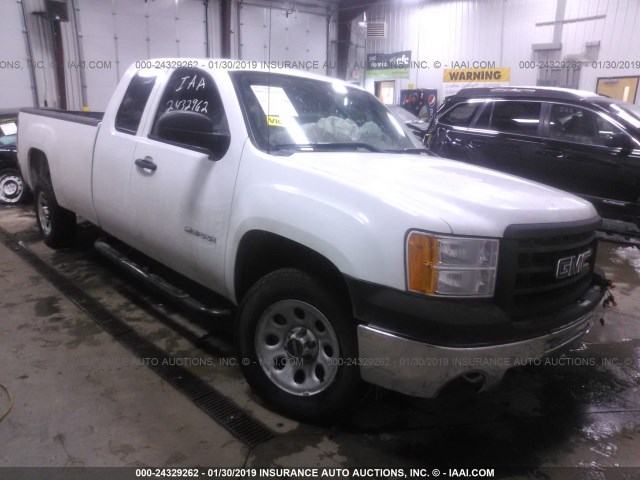 1GTR1TE04DZ286564 - 2013 GMC SIERRA C1500 WHITE photo 1