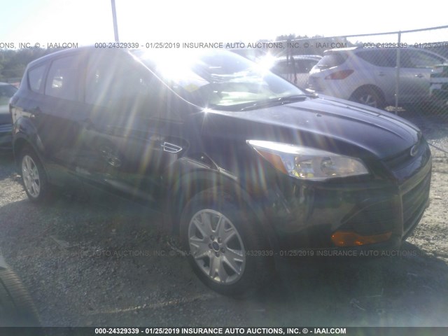 1FMCU0F72DUB52961 - 2013 FORD ESCAPE S BLACK photo 1