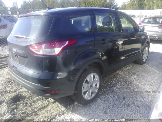 1FMCU0F72DUB52961 - 2013 FORD ESCAPE S BLACK photo 4