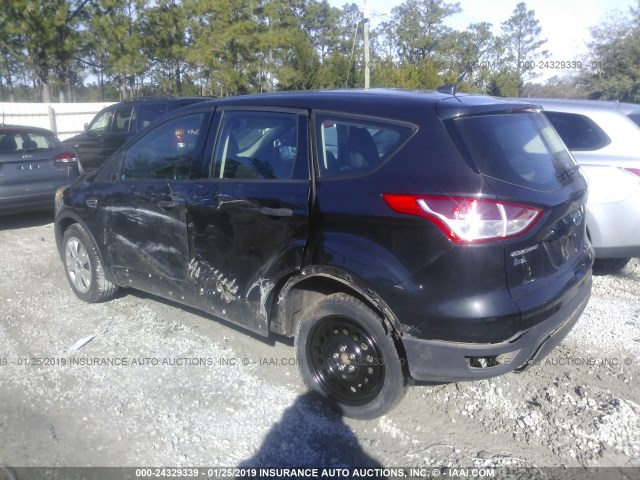 1FMCU0F72DUB52961 - 2013 FORD ESCAPE S BLACK photo 6