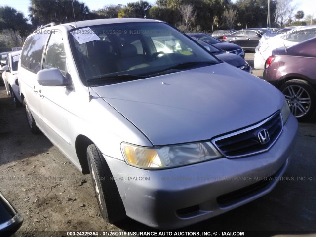 2HKRL18922H559160 - 2002 HONDA ODYSSEY EXL SILVER photo 1