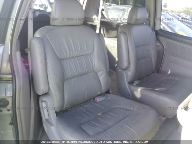 2HKRL18922H559160 - 2002 HONDA ODYSSEY EXL SILVER photo 8