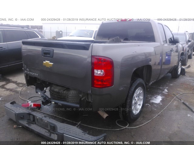 1GCRCPEX1CZ226271 - 2012 CHEVROLET SILVERADO C1500 GRAY photo 4