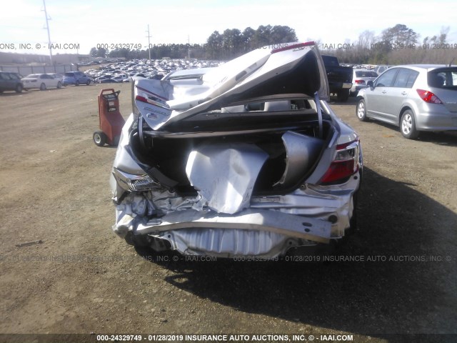 4T1BF1FK4CU174314 - 2012 TOYOTA CAMRY SE/LE/XLE SILVER photo 6