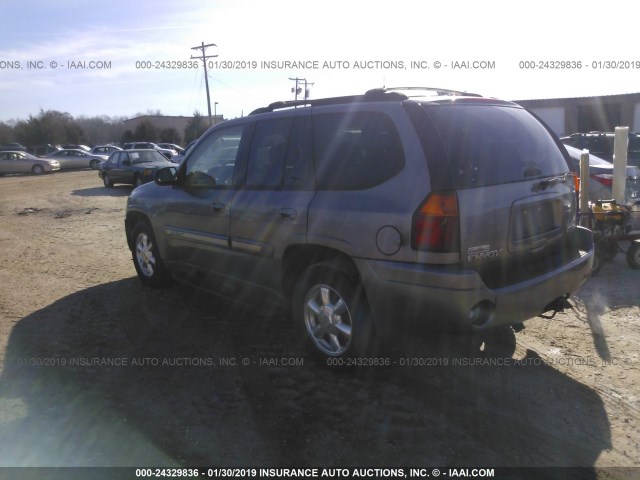 1GKDT13S252288213 - 2005 GMC ENVOY TAN photo 3