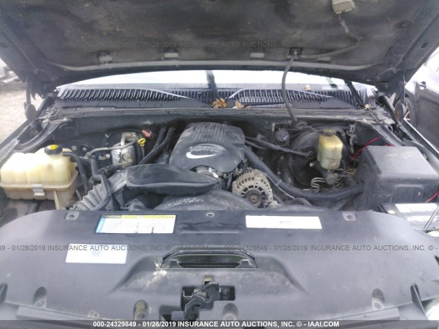 1GCEK19T91E140295 - 2001 CHEVROLET SILVERADO K1500 GRAY photo 10