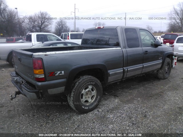 1GCEK19T91E140295 - 2001 CHEVROLET SILVERADO K1500 GRAY photo 4