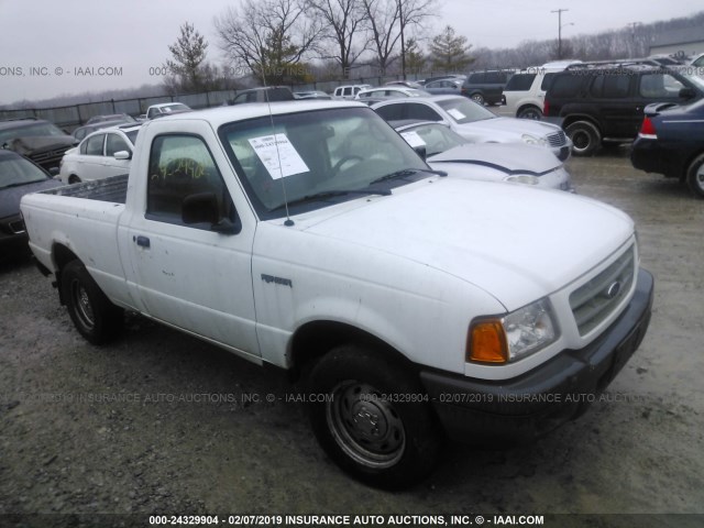 1FTYR10D03PB00189 - 2003 FORD RANGER WHITE photo 1