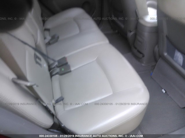 KM8SC73E95U016869 - 2005 HYUNDAI SANTA FE GLS/LX RED photo 8