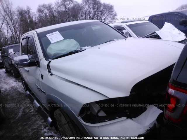 1C6RR7NM2GS325031 - 2016 RAM 1500 LARAMIE WHITE photo 1