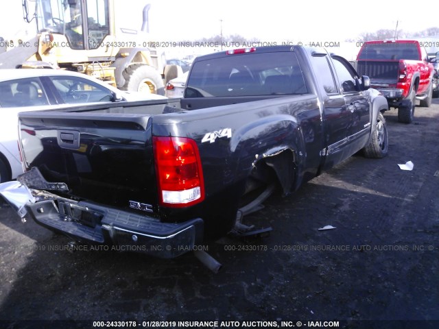 1GTSKVE36AZ251072 - 2010 GMC SIERRA K1500 SLE BLACK photo 4