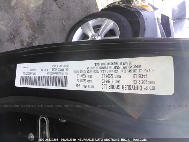 1B3CB3HA0AD581839 - 2010 DODGE CALIBER MAINSTREET BLACK photo 9